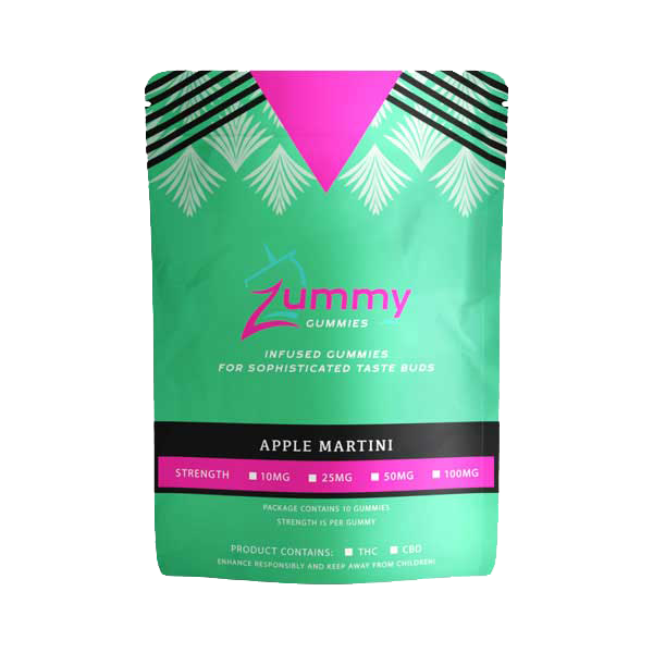 Apple Martini zummy gummies Apple martini hemp infused gummies