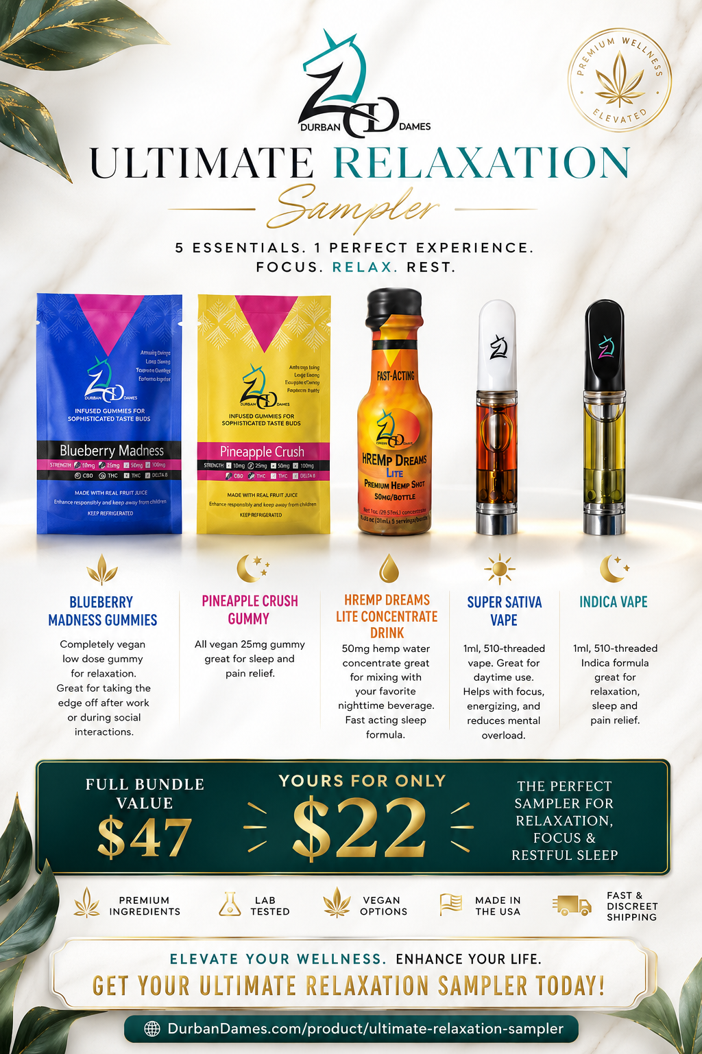Ultimate hemp sampler Ultimate hemp sampler