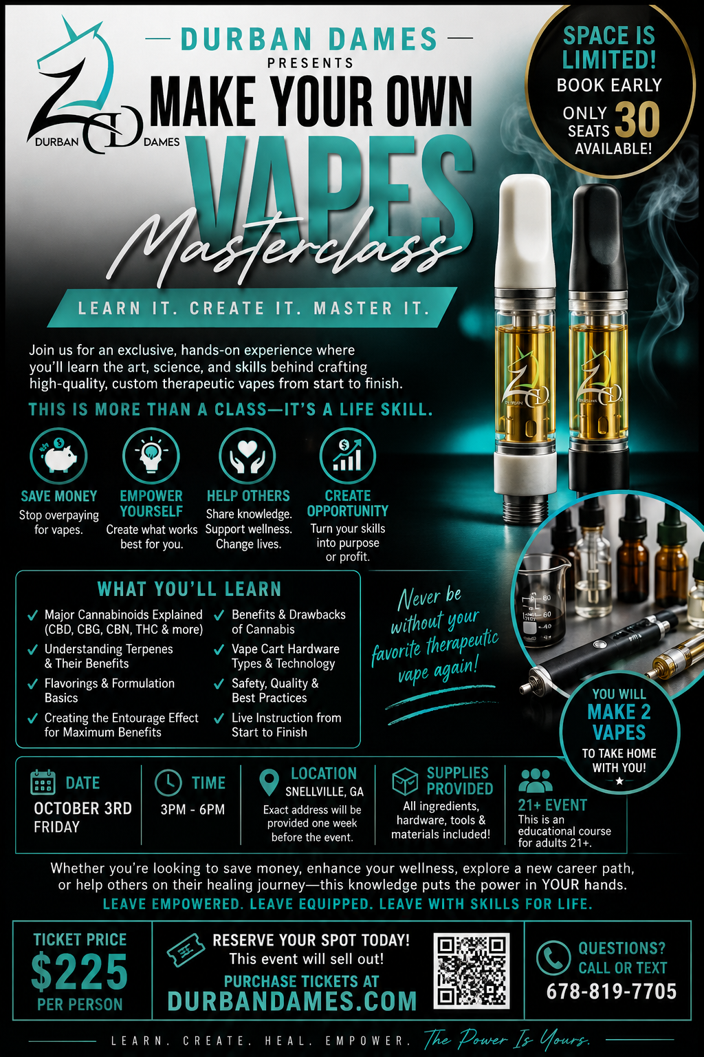 Make your own vape Make your own vape hands on class